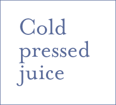 Cold pressed juice